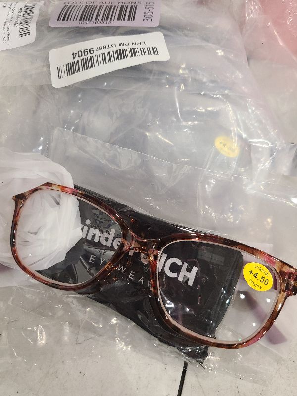 Photo 1 of 4 Pairs High Magnification Power Womens Reading Glasses - Cat Eye Readers +4.50
