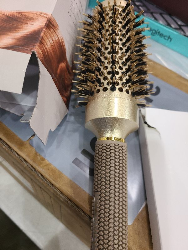 Photo 1 of AIMIKE Round Brush for Blow Out, Medium Round Hair Brush Nano Thermal Ceramic & Ionic Tech, for Blow Drying & Styling, Curling and Shine - 2.9 inch Barrel w/Boar Bristles