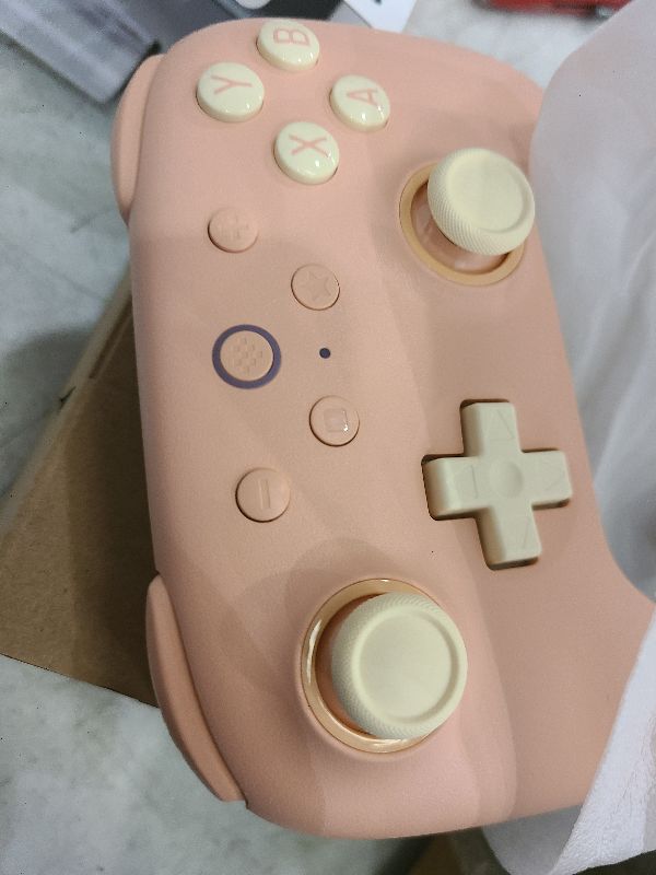 Photo 1 of 8BitDo Ultimate 2C Wireless Controller for Windows PC and Android, with 1000 Hz Polling Rate, Hall Effect Joysticks and Triggers, and Remappable L4/R4 Bumpers (Peach)