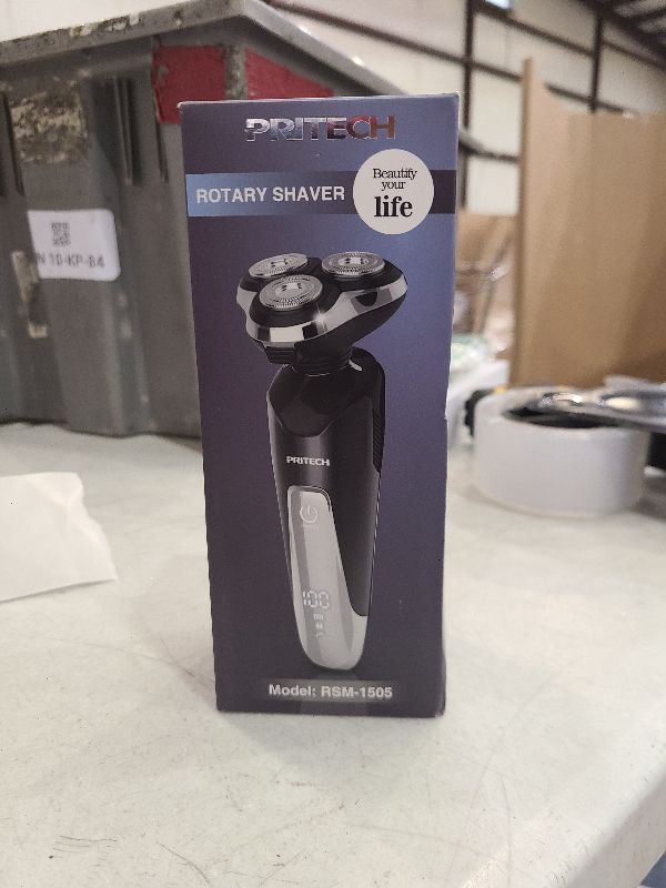 Photo 1 of Electric Razor for Men - Rechargeable Electric Shaver for Men, Rechargeable Waterproof Wet Dry Cordless Razor