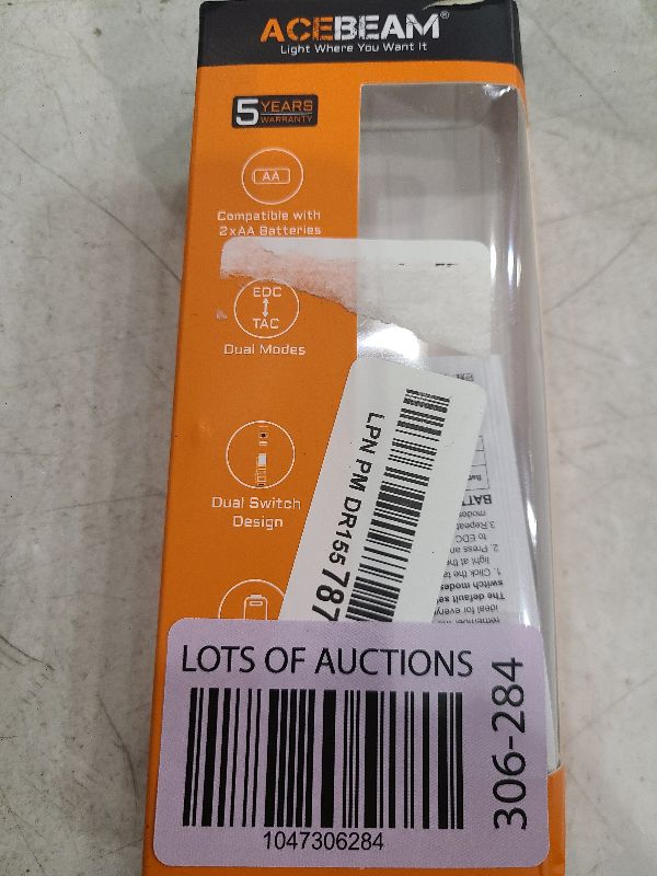 Photo 1 of ACEBEAM TAC 2AA EDC Tactical Dual Modes Flashlight Rechargeable, 1600 High Lumens Flashlight, Dual Switch Pocket LED Flashlight, Super Bright Small Flash Light for Emergency, Camping, Home