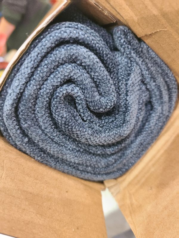 Photo 1 of ANRODUO Pack of 2 Dusty Blue Soft Textured Decorative Pillow Covers Square Solid Throw Pillow Covers Cozy Chenille Farmhouse Cushion Covers with Zipper Couch Sofa Bed Living Room Home Decor 18x18 Inch