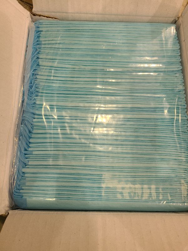 Photo 1 of 50 Count Super Absorbency Disposable Underpads, Leakproof Quick Drying Disposable Pads for Baby, Puppy and Adults, Disposable Changing Pads for Baby, Disposable Diaper Changing Pads, 17” x 13”