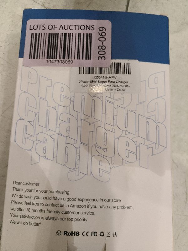 Photo 1 of 2Pack 45W Super Fast Charger Type C 10ft, USB C Wall Charging and Long Android Phone Charger Cable Cord for Samsung Galaxy S25 Ultra/S25 Plus/S25/S24+/S24 Ultra/S23 Ultra/S22 Plus/S21/Note 20/Note10+