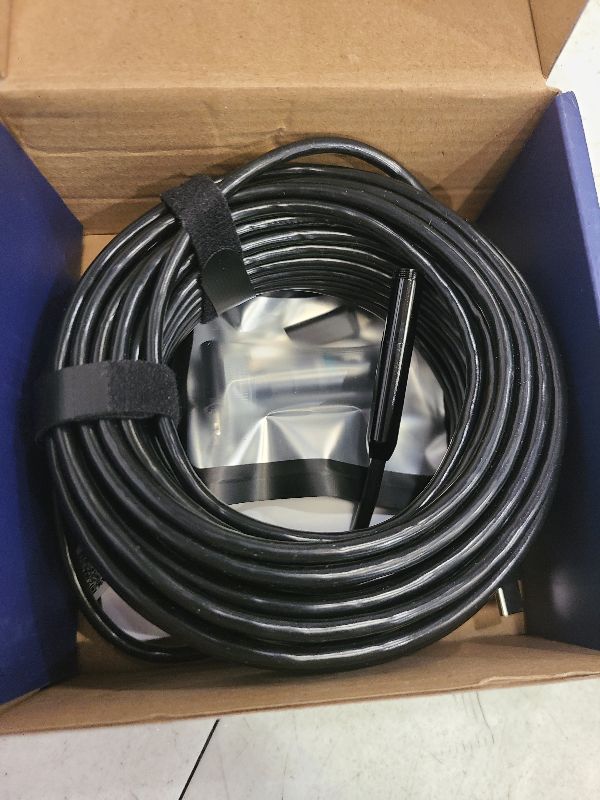Photo 1 of Acoath Endoscope Camera with Light, Dual-Lens 1920P HD Borescope with 8 Adjustable LED Lights, IP67 Waterproof Boroscope Inspection Tools, 33ft Semi-Rigid Snake Camera for iOS & Android