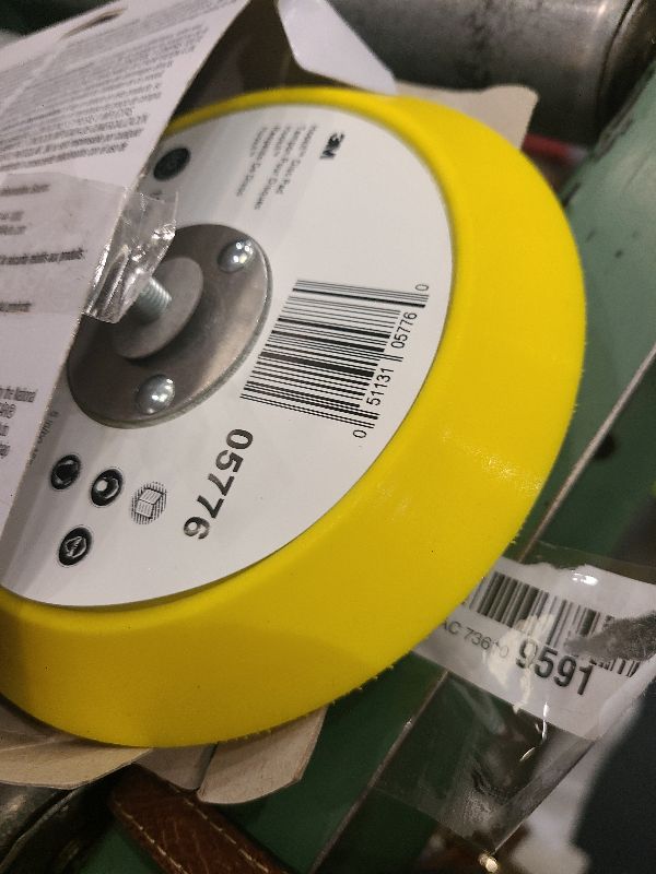 Photo 1 of 3M Hookit Disc Pad 05776, Easy Change Out, Medium Density Foam, 6 in