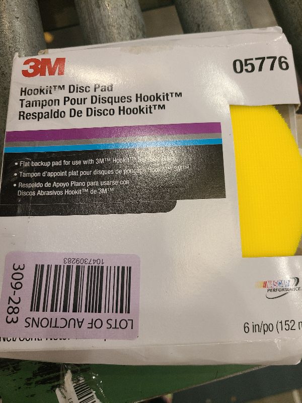 Photo 1 of 3M Hookit Disc Pad 05776, Easy Change Out, Medium Density Foam, 6 in