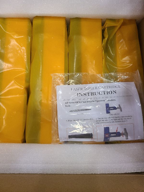 Photo 1 of 218A Replacement for HP 218A 218X Toner Cartridges 4 Pack for Color LaserJ Pro MFP 3201dw 3301cdw 3301fdw 3301sdw Printer W2180A W2181A W2182A W2183A No Chip