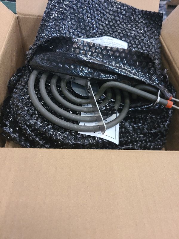 Photo 1 of 5304430149 5304430150 Porcelain Burner Drip Pan Cooktop Set & MP22YA Electric Range Burner Element Unit Set - Compatible with Frigi-daire Ken-more Tap-pan Electric Range Stove Top by AMI PARTS
