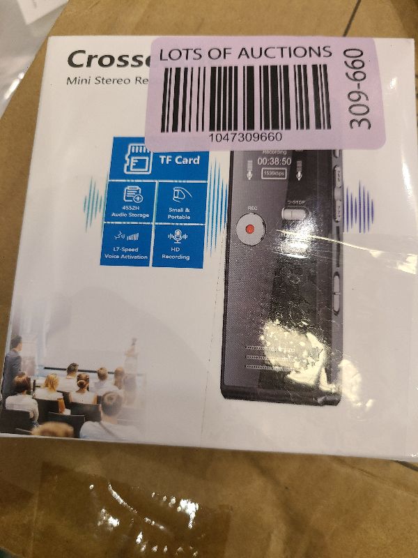 Photo 1 of 64GB Digital Voice Activated Recorder with Playback - 4552 Hours Audio Recording Device, 3072Kpbs HD Dual MIC Tape Recorder Device for Lecture A-B Repeat, MP3 Player,?64GB TF Card Included?