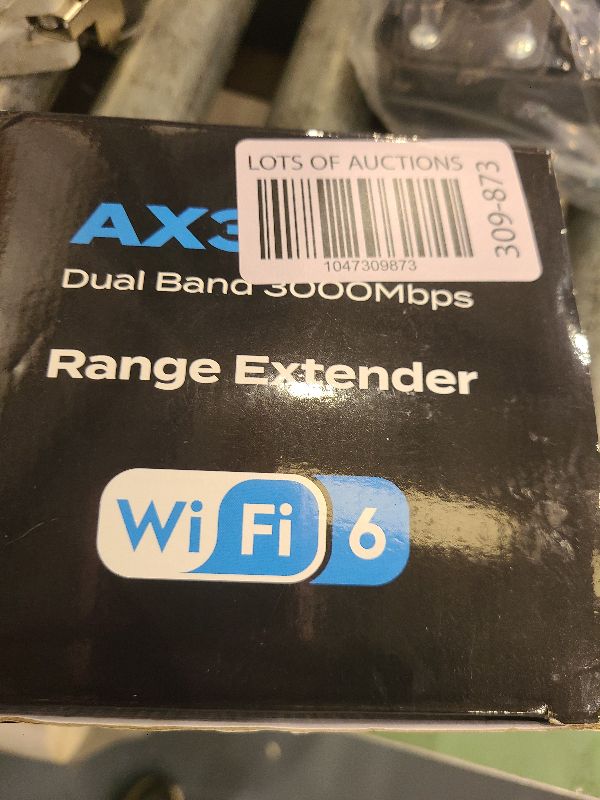 Photo 1 of 2025 AX3000 WiFi 6 Range Extender, WiFi Extender Signal Booster with Gigabit Ethernet Port, Dual Band (2.4G&5.8G) WiFi Repeater Cover up to 13888sp.ft, Faster Speed and Wider Cover, Quick Setup