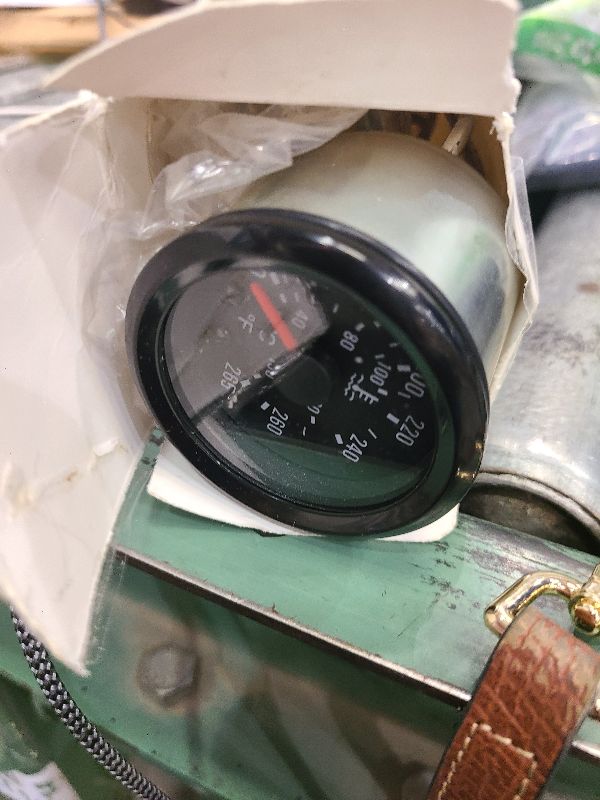 Photo 1 of 2" 52mm Mechanical Water Temperature Temp Gauge 110-265?, with Sensor NPT 1/2, 1.8m Wire Length 12V