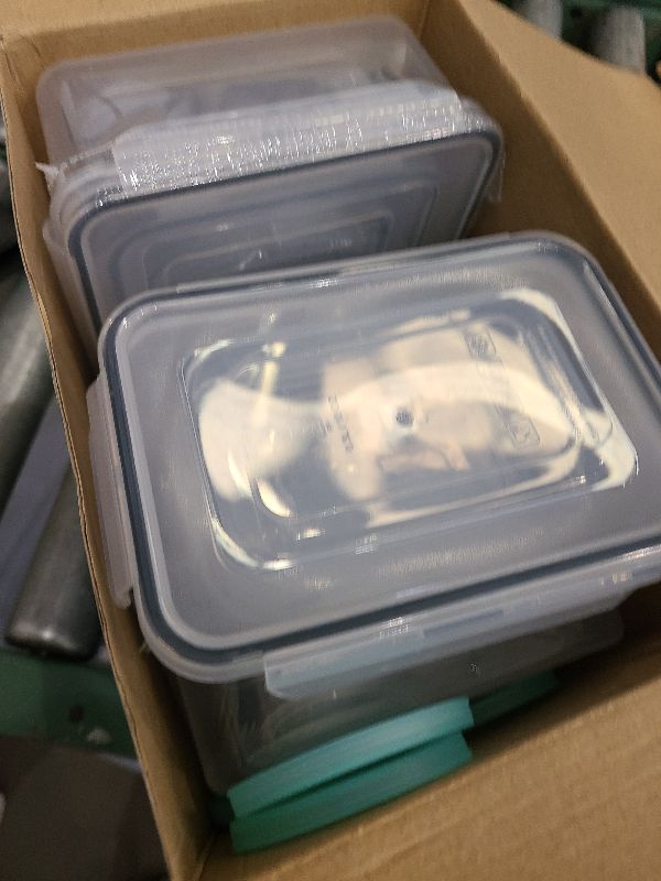 Photo 1 of 40 Piece Food Storage Containers with Lids(20 Containers & 20 Lids), BPA-Free Plastic Food Containers for Kitchen Storage and Organization, Leak Proof Meal Prep Container, Includes Labels & Pen