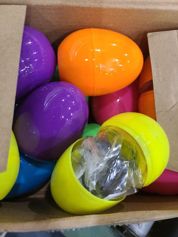 Photo 1 of 12 Pack 3" Large Easter Eggs Prefilled Stem Building Toys Easter Basket Essential 6 in 1 Transform Insect Building Blocks Basket Stuffers Filler Gifts for Kids Toddlers Boys Girls Eggs Hunt