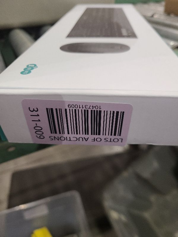 Photo 1 of Bluetooth Keyboard Mouse, Multi-Device Wireless Keyboard and Mouse Combo, Dual-Mode(Bluetooth + USB), Ultra Slim, Rechargeable, for Windows/Mac OS (White and Silver)