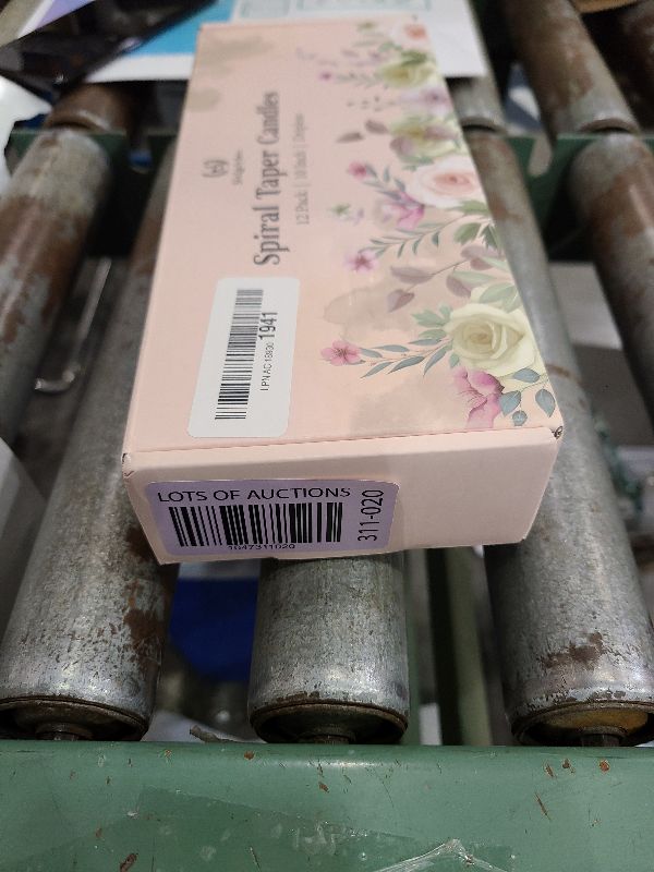 Photo 1 of 10 Inch Cream Spiral Taper Candles for Home Decoration, 12 Pack Candy-Color Candlesticks for Dinner Party Wedding Holiday