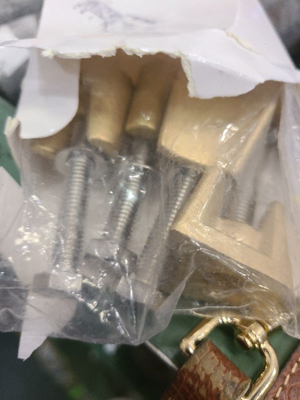 Photo 1 of MorningRo 4 Pack inground Pool Ladder Anchors Pool Cover Parts Wedge Assembly Pw-4c for 4" Rail Anchors, Ps-4019-bc Bronze Railing Swimming Fixture Hardware Including Wedge Bolts and washers