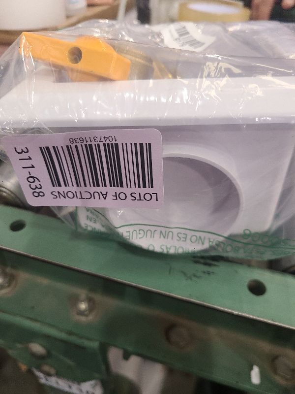 Photo 1 of HYDRO MASTER Gas Outlet Box?3/4" NPT, Gas Supply Box?White (3/4-Inch)