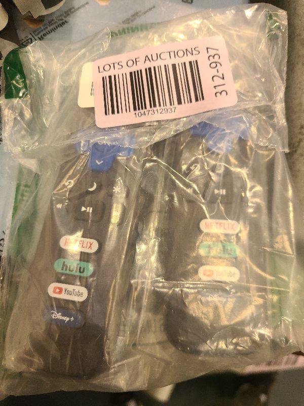 Photo 1 of (Pack of 2) Replacement-Remote-Control for Roku-TV,Compatible for TCL Roku/Hisense Roku/Onn Roku/Philips Roku Smart TVs(Not for Roku Stick and Box)