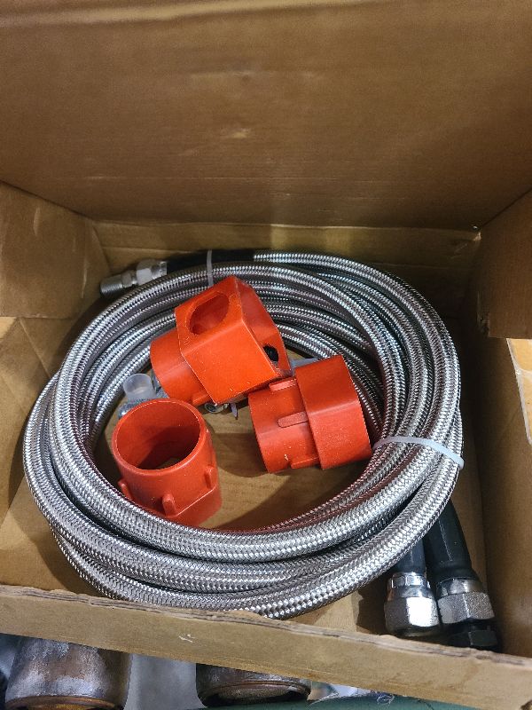 Photo 1 of 6AN 70" Transmission Fluid Oil Cooler Hose Line kit for GM Chevy Transmission 4L80E TH350 TH400 4L60E 700R4 200-4R TR6060 Ford AOD 4R100 4R70W and C5 Stainless Steel Braided PTFE Hose