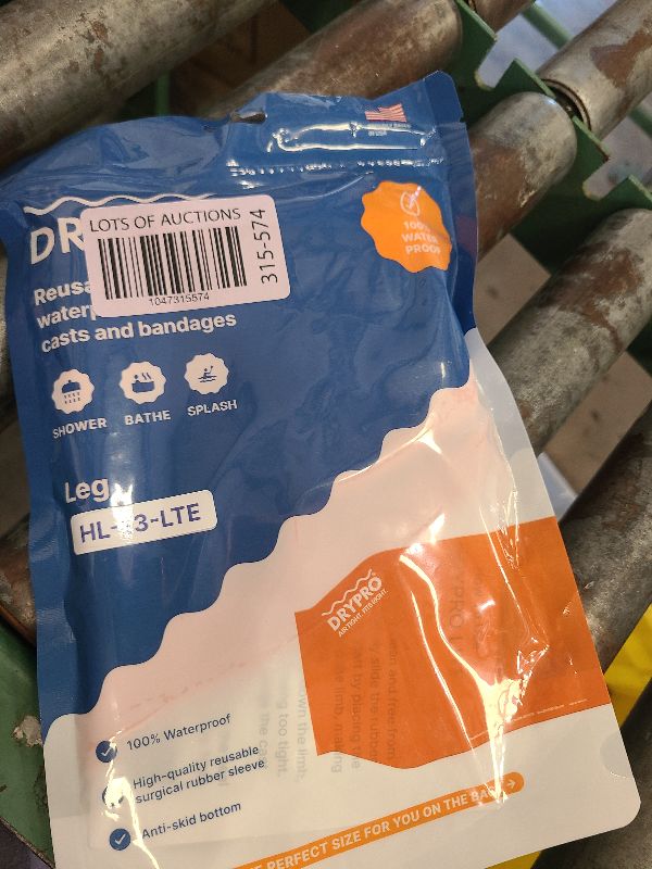 Photo 1 of DRY PRO Quick Seal Water Resistant Leg Cast Cover - Sized for Both Kids and Adults - Ideal for Maintaining an Active Lifestyle - Small Half Leg – (HL-13-LTE)