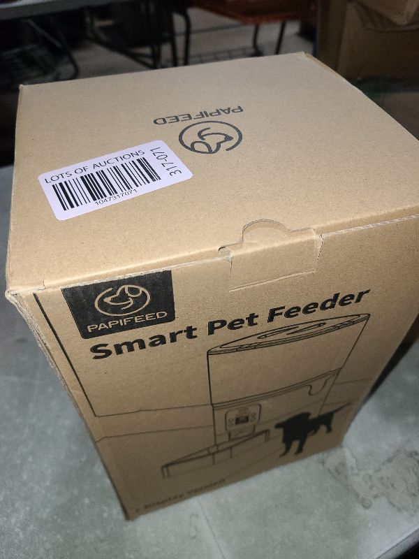 Photo 1 of PAPIFEED 5G WiFi Automatic Cat Feeders: Smart Automatic Cat Food Dispenser with Slow Feeding Mode, Detachable for Easy Cleaning, Pet Feeder with Alexa, 1-30 Meals Per Day for Multiple Pets (6L/25 Cup)