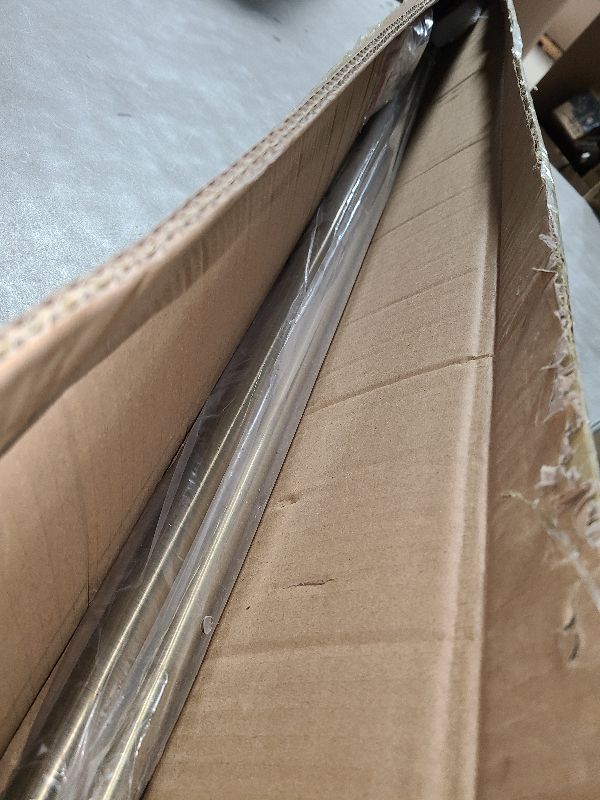 Photo 1 of 2 Pack Curtain Rods, Room Darking Wrap Around Single Window Rod 3/4 Inch Telescoping Drapery Rod, 84-120”, Antique Bronze