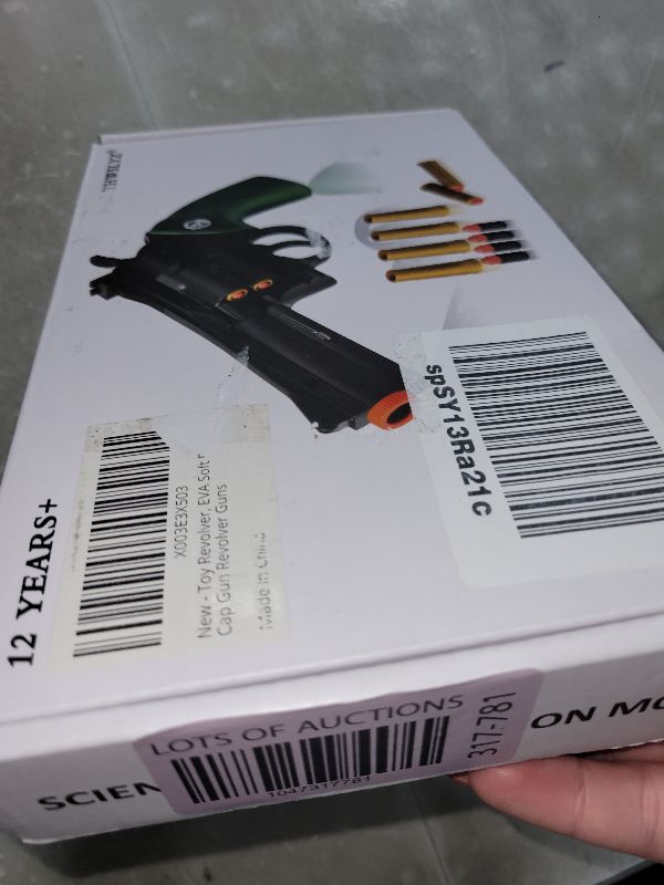 Photo 1 of Toy  , EVA Soft Bullets Cap Gun, with 36 Bullets, Revolver Guns for Kids Ages 8-12