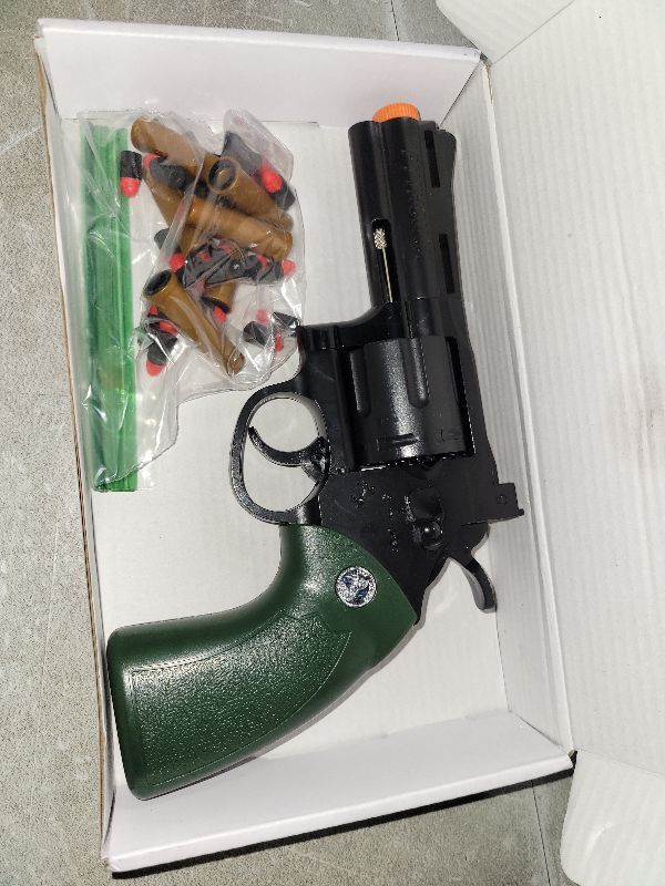 Photo 1 of Toy  , EVA Soft Bullets Cap Gun, with 36 Bullets, Revolver Guns for Kids Ages 8-12