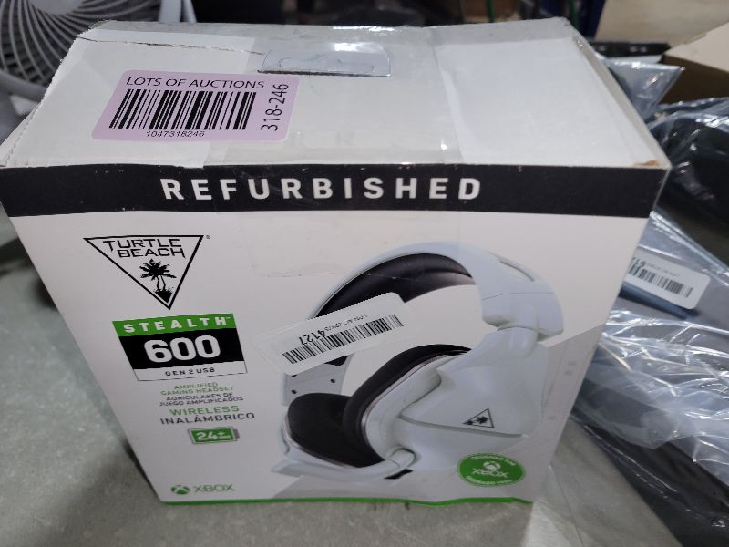Photo 1 of Turtle Beach Stealth 600 Gen 2 USB Wireless Amplified Gaming Headset - Licensed for Xbox Series X|S, & Xbox One - 24+ Hour Battery, 50mm Speakers, Flip-to-Mute Mic, Spatial Audio – White (Renewed)