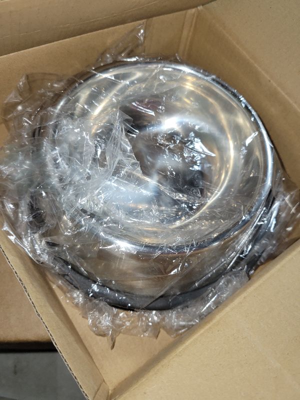 Photo 1 of 3Pcs Stainless Steel Dog Bowls - Non-Slip Food and Water Bowl Set 13 Oz - Dishwasher-Safe, Rust Resistant Metal Pet Bowls for Small/Medium/Large Sized Pets