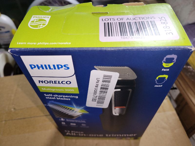 Photo 1 of Norelco Philips Multi Groomer All-in-One Trimmer Series 3000-13 Piece Mens Grooming Kit for Beard, Face, Nose, Ear Hair Trimmer and Hair Clipper - NO Blade Oil Needed, MG3740/40