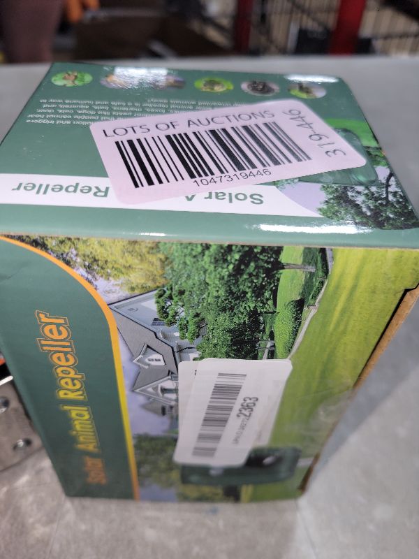 Photo 1 of 2025 Upgraded Solar Animal Repeller, Ultrasonic pest Repeller, Cat Repellent Outdoor, Squirrel Repellent, Deer Repellent,Waterproof,Siren and Flash Animal Repellent,Dog, Raccoon, Skunk, Rabbit, Rodent