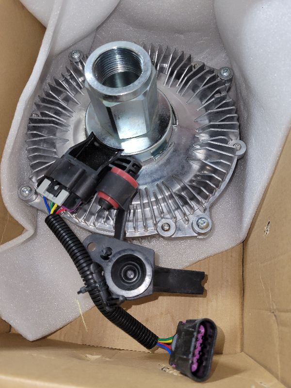 Photo 1 of 52014729AC Radiator Cooling Fan Clutch 6.7 for Dodge 2013-2018 Ram 2500 3500 4500 5000 for Cummins 6.7L L6 Electronic Fan Clutch 52014729AB 52014729AA