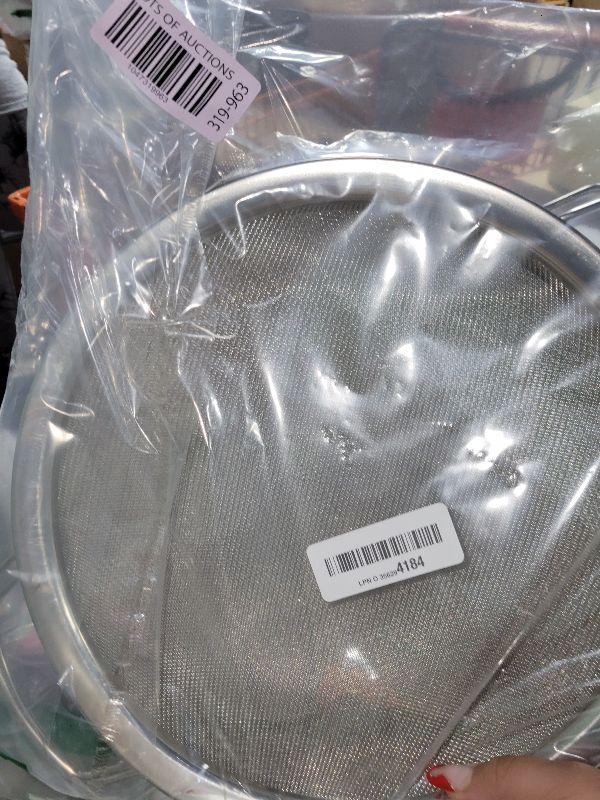 Photo 1 of 2pcs Stainless Steel Fine Mesh Paint Strainer Fits a 5 Gallon Bucket,60 Mesh Filter Impurities fit Emulsion Honey Funnel Filter Paint Bucket Filter Tool Insert Strains, Easy to Clean and Reusable