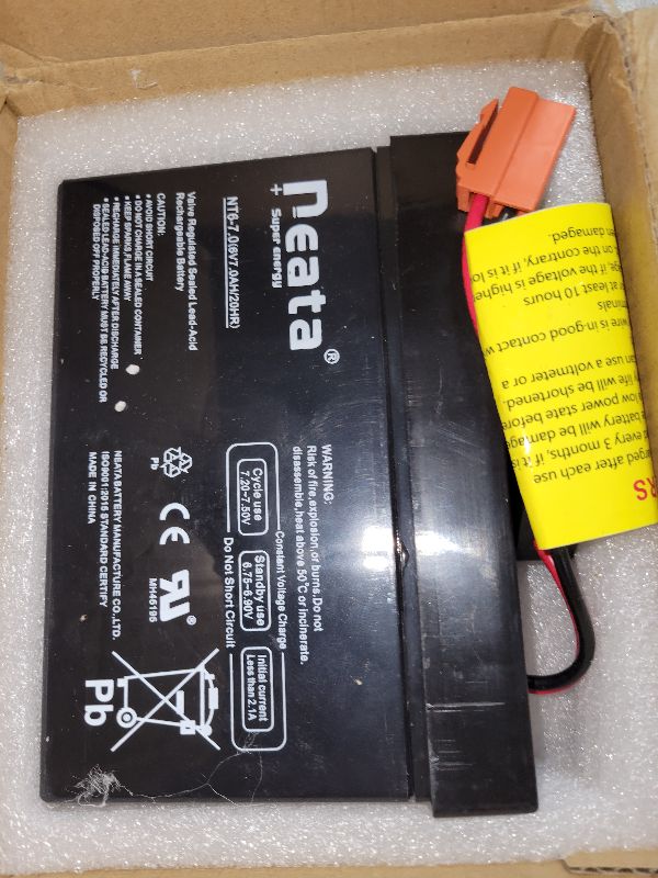 Photo 1 of 6V 7Ah Battery for Kid Trax for Dodge Viper TT Blue for Disney Frozen 4x4 for Frozen Twinkling Lights Scooter Child Ride On Car