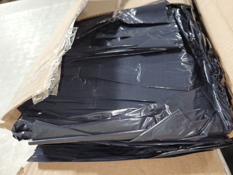 Photo 1 of 26x24x48 50 black can liners heavy 65 gallon pg6-6551