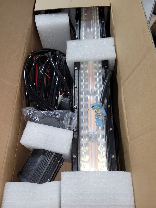 Photo 1 of Nilight 22Inch 480W LED Light Bar 2PCS 4Inch 60W Light Pods Amber White Strobe 6 Modes Memory Function Reset Function Off Road Truck with 16AWG Wiring Harness Kit-3 Leads