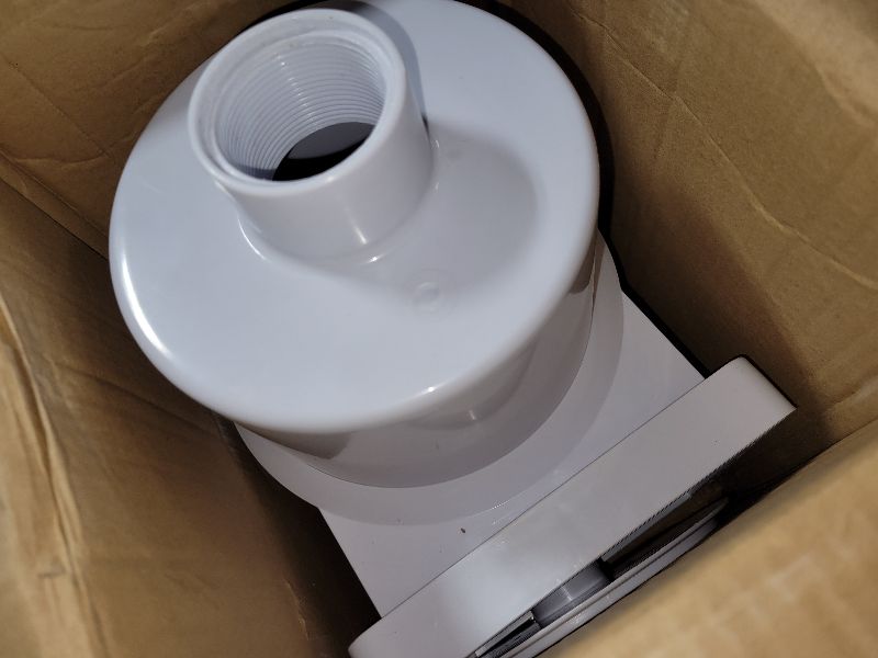 Photo 1 of (Complete Set) Universal Fit Above Ground Pool Skimmer (White) - Pool Skimmer Accessory Kit - ABS Plastic Thru-Wall Skimmer with Accessories - Opening Width 6" Fits All Standard Pool Wall Cutouts