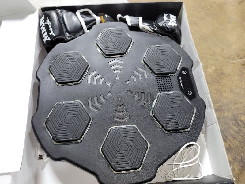 Photo 1 of Second Generation Music Boxing Machine, Wall-Mounted Bluetooth Trainer with Boxing Gloves, Smart Punch Target for Adults and Kids, Perfect for Home Workout, 9 Modes & 9 Speeds