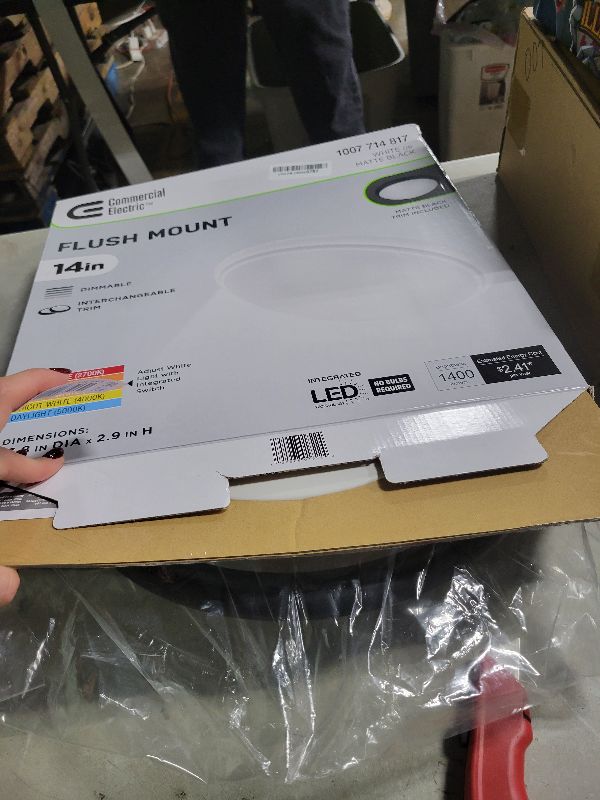 Photo 1 of ASALL Black Waterproof LED Flush Mount Ceiling Light Fixture,with Bluetooth Speaker,11 Inch,18 watt,Dimmable Music Lamp,RGB Color Changing Light with Remote Control,for Bathroom,Shower,Bedroom