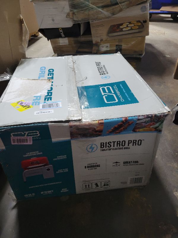 Photo 1 of Bistro Pro™ Tabletop Electric Grill, Red - 25302150