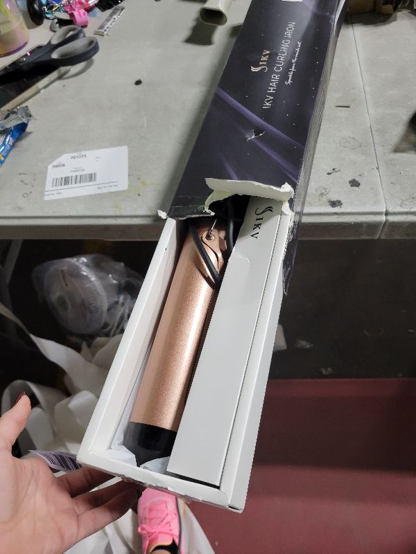 Photo 1 of 2 Inch Extra Long Barrel Curling Iron for Long Hair, Large Barrel Curling Wand Ceramic Tourmaline Dual Voltage