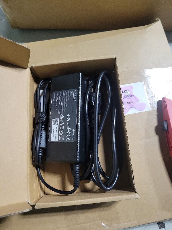Photo 1 of 90W AC Power Adapter for HP All-in-One Desktop PC 18'' 19'' 20" 21" 22" 23" 24"; 20-C434, 20-B013W, 20-C023W, 21-2024, 22-DF0013W, 22-DD0224, 23-B012, 24-G014, 24-DF0040 Power Supply Cord