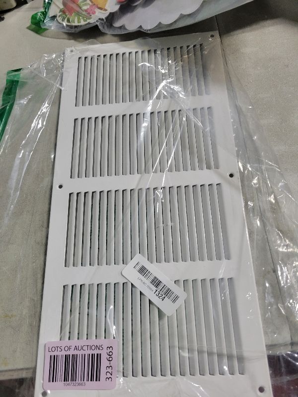 Photo 1 of 16" x 8" Inch Steel Return Air Grilles - Sidewall and Ceiling - Air Vent Cover - HVAC - with Insect Protection Screen (16" x 8", White)
