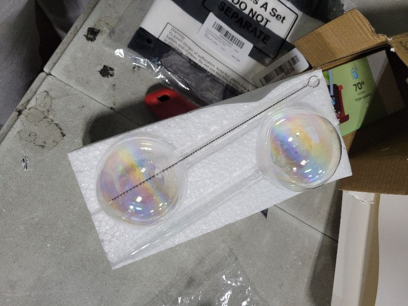 Photo 1 of 2 Pcs Iridescent Self Watering Globes, Glass Rainbow Plant Watering Globes, Self Watering Planter Insert, Automatic Plant Waterer Indoor, Plant Watering Devices, Plant Water Globes, Watering Bulb
