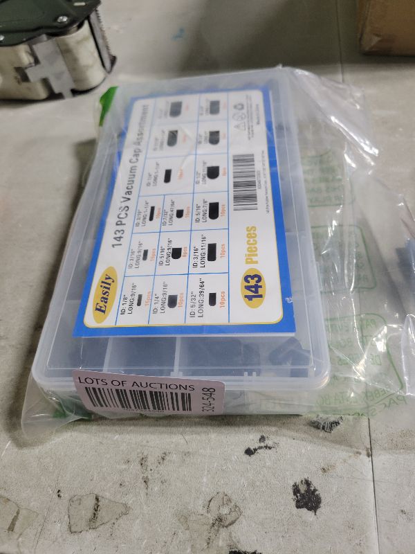 Photo 1 of 143 Pcs Rubber Vacuum Caps Assortment, 15 Sizes Rubber Caps, Hose End Caps for Carburetor, Manifold, Automotive 1/8" 1/4" 5/32" 3/16" 5/16" 7/32" 3/8" 1/2" 5/8"