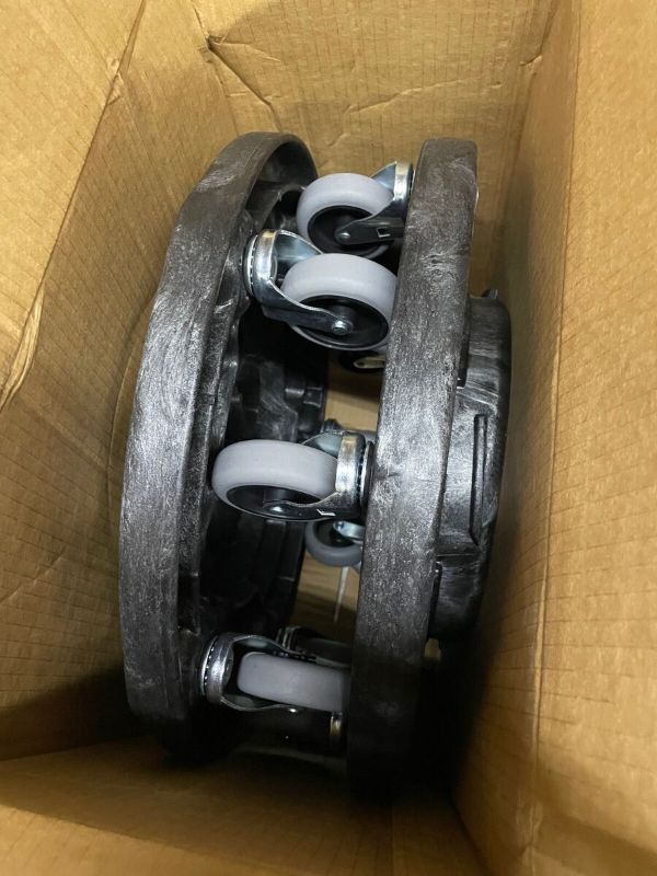 Photo 1 of 2 PACK) Rubbermaid 2640 & 3530 Brute Dollies