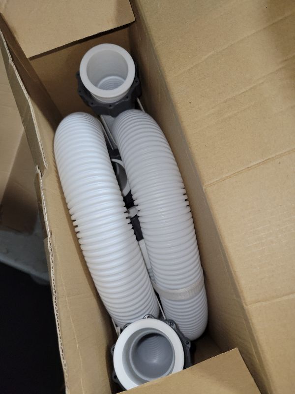 Photo 1 of 1.5" Pool Hose for Intex Filter Pump - 29060E Pool Hoses for Above Ground Pools, 1.5 Inch Pool Filter Hose for Coleman Intex Sand Filter Pumps & Saltwater Systems 59" Long (2 Pack)