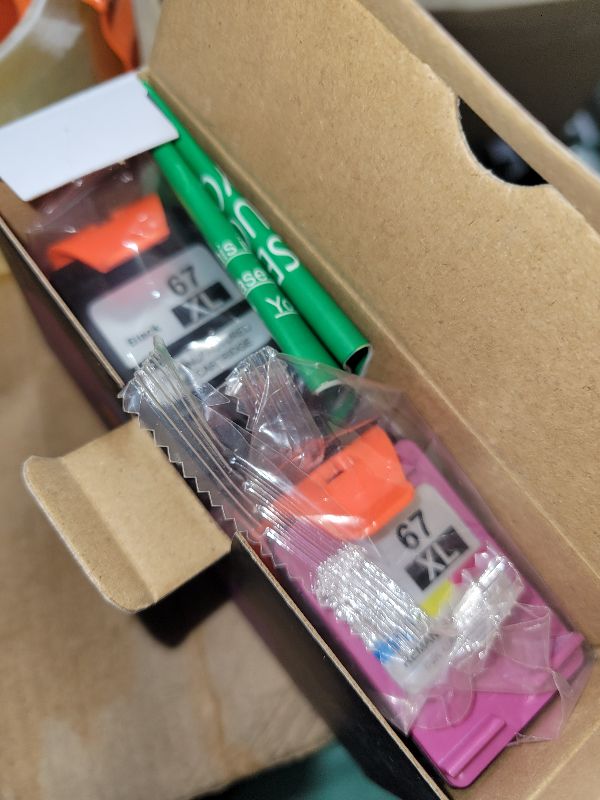 Photo 1 of 67XL Ink Cartridge Black/Color Combo Pack Replacement for HP Ink 67 67XL HP Printer Ink HP67 67XXL for DeskJet 2755e 2700 2855e 2800 2700e 4155e 4255e 4100 Envy 6055 6055e 6455e 6400 Printer 67
